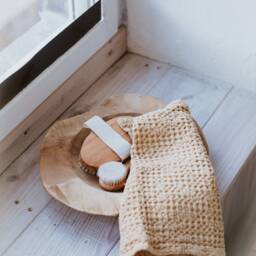 Waffle Linen Hand Towel. Dish Cloth - thumbnail 2