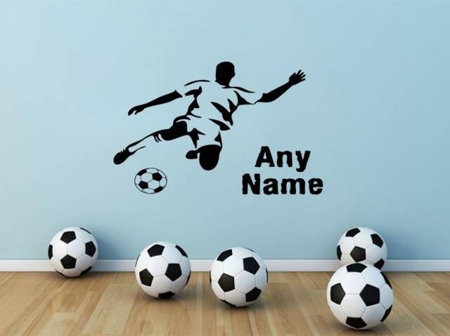Personalized Football Wall Art Sticker Vinyl Decal, Modern Transfer - image 1
