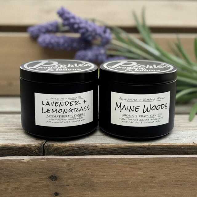 Coconut Wax Travel Candle Essential Oil Scented, Hand-Poured in Maine - image 1