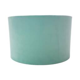 Light Mint Velvet Lampshade With Blush Parrot Lining, Large Ceiling Lightshade - thumbnail 3