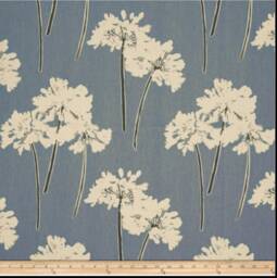"Pair 25"" Or 50"" Wide Magnolia Serenity Blue Sail Rod Pocket Curtains Panels Drapes 24 63 72 84 96 108 120"