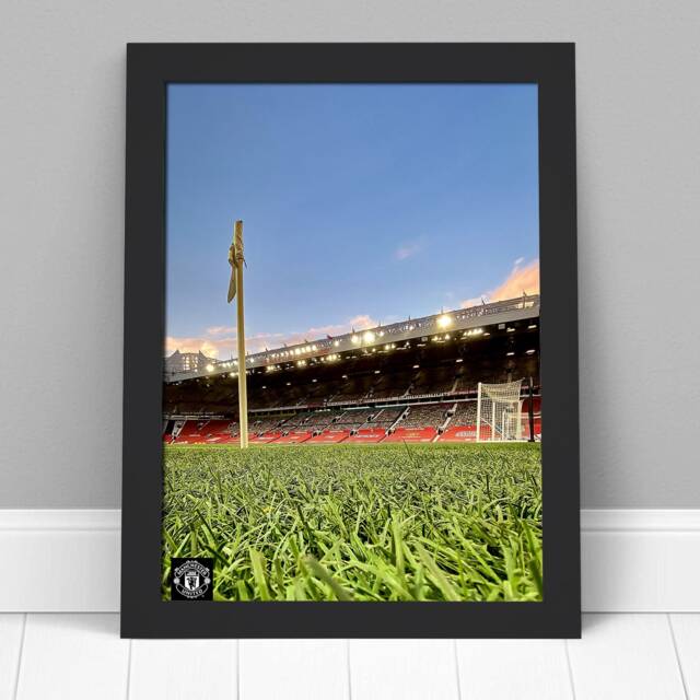 Official Manchester United Print - Old Trafford Pitchside Design - image 1