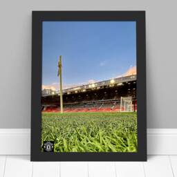 Official Manchester United Print - Old Trafford Pitchside Design - thumbnail 1