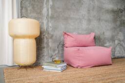 Floor Pouf, Pillow Seating, Linen Seat Cushion, Pouf Ottoman, Meditation Cushion, Pillow, Wabi Sabi Decor - thumbnail 1