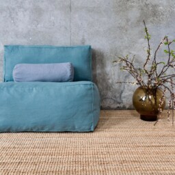 Floor Pouf, Pillow Seating, Linen Seat Cushion, Pouf Ottoman, Meditation Cushion, Pillow, Wabi Sabi Decor - thumbnail 3