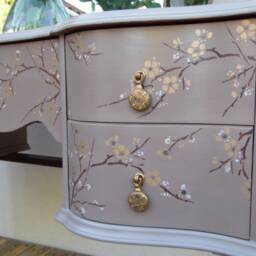 Dressing Table With Triple Mirrors - Available By Commission Order - thumbnail 4
