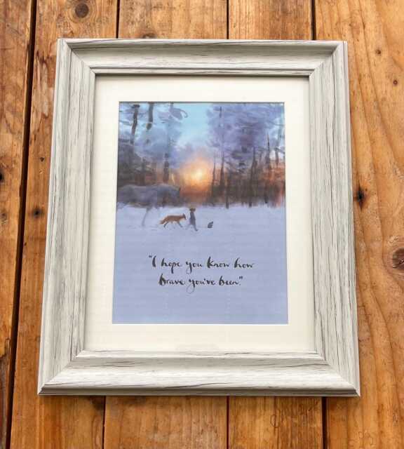 Framed Print From Always Remember - The Boy Mole Fox, Horse & The Storm By Charlie Mackesy