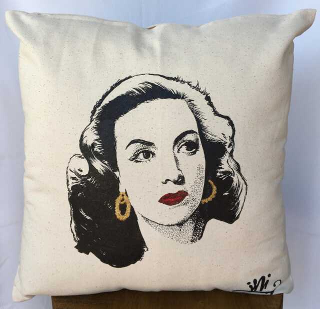 Maria Felix Pillow Cover. Mexican Icon La Do??a Accent Pillow. Decorative With Felix.gift Friendly