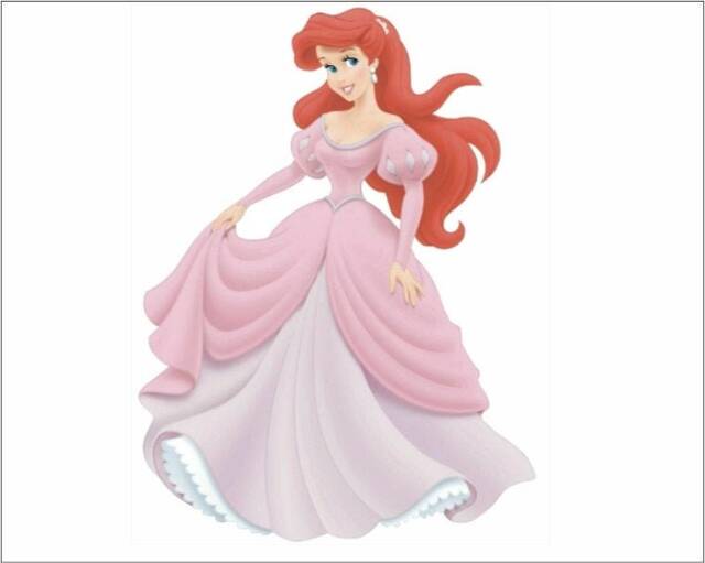 Mermaid Princess - 423mm - Wall Sticker - image 1