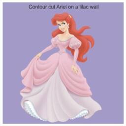 Mermaid Princess - 423mm - Wall Sticker - thumbnail 3