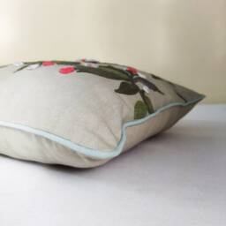 Birds Embroidered Pillow Cover - thumbnail 4
