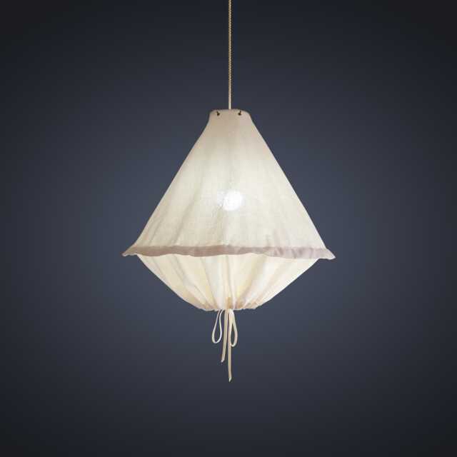Cotton Hanging Lamp With Bag Shape. Size L - image 1