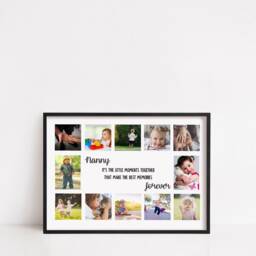 Nanny Print - Personalised Gift Grandchildren Photo - thumbnail 2
