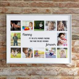 Nanny Print - Personalised Gift Grandchildren Photo - thumbnail 1