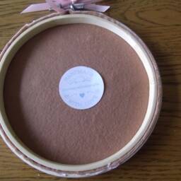 Hand Embroidered Hoop Art Motivational Quote Wall Hanging - 22cm - thumbnail 3