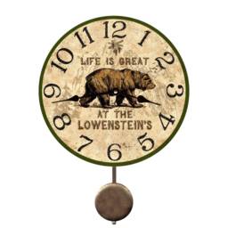 Cabin Clock - Personalized Clock - thumbnail 2