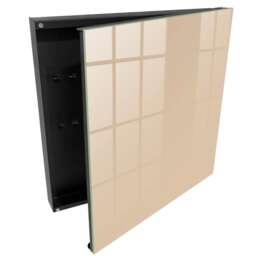 Beige Orange Wall Mounted Key Cabinet, Box For Wall, Minimalist Backgrounds & Patterns, Lovers Of Subtle Elegance - thumbnail 1