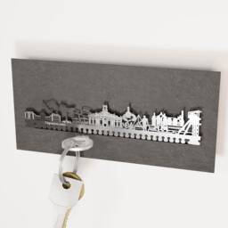 Saarbrucken Souvenir Gift Tube - Skyline Silhouette Design Perfect Saarland For Fans Ideal Or Present - thumbnail 2