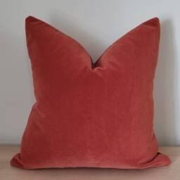 Linwood Omega Prints Genie Terracotta & Velvet Cushion Cover 43x43 cm - thumbnail 3