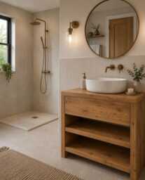 Rustic Bathroom Wash Stand Vanity Sink Unit Washstand Vanities
