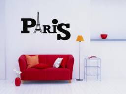 Eiffel Tower Wall Decal Paris Skyline Vinyl Sticker 2776 - thumbnail 1