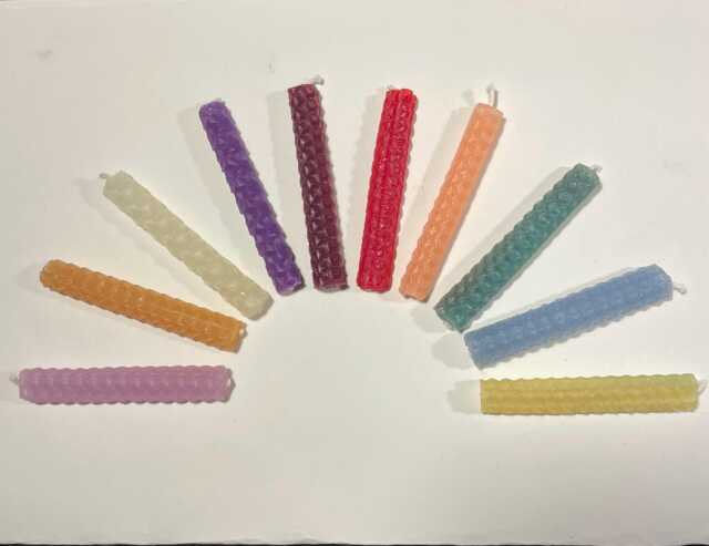 Celebration Beeswax Candles. Set Of 10-30. Free Shipping Option - image 1