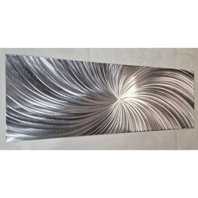 Hyper Nova Metal Wall Art By R Toomer Art, Grey Silver - image 1