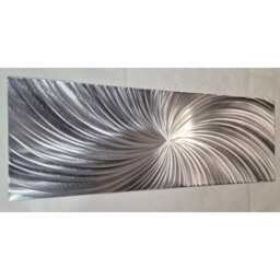 Hyper Nova Metal Wall Art By R Toomer Art, Grey Silver - thumbnail 1