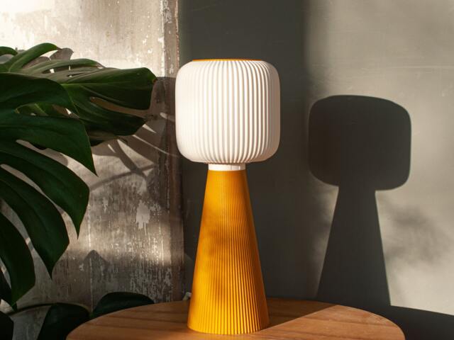 Todai X Ochre Table Lamp - Modern Mid-Century Lighting For A Sustainable Home - image 1
