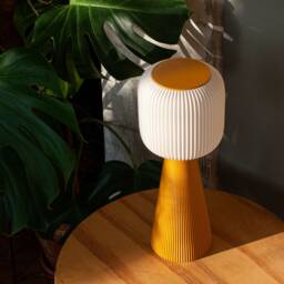 Todai X Ochre Table Lamp - Modern Mid-Century Lighting For A Sustainable Home - thumbnail 3