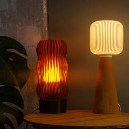 Todai X Ochre Table Lamp - Modern Mid-Century Lighting For A Sustainable Home - thumbnail 4