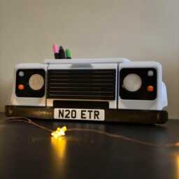 Land Rover Defender Classic Inspired Personalised Desk Organiser - Gifts, Pen Pot - thumbnail 2