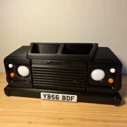 Land Rover Defender Classic Inspired Personalised Desk Organiser - Gifts, Pen Pot - thumbnail 3
