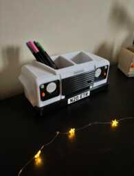Land Rover Defender Classic Inspired Personalised Desk Organiser - Gifts, Pen Pot - thumbnail 1