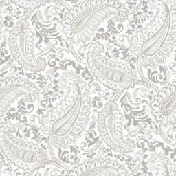 "Gray Paisley Cafe Curtains.(Set Of 2 Panels.colorsgray & White. Choose Your Length - 15""L Upto 64"