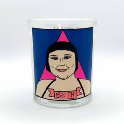 Beth Ditto Glass Votive Candle // Lgbtq Altar