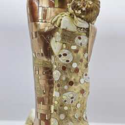Klimt The Kiss - Handpainted Figurine Resin Scupture Home Decor Art Gift - thumbnail 3