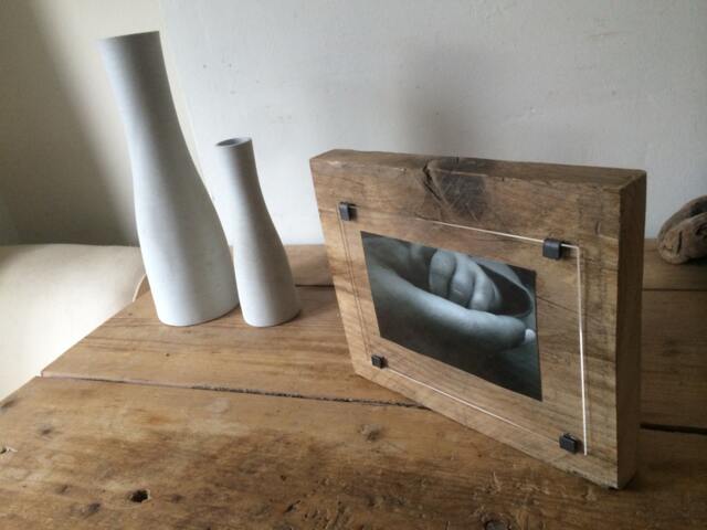 Handmade Photo Frame - Unique Frames New Born Baby Gift Reclaimed Wood For One Of A Kind Off - image 1