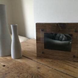 Handmade Photo Frame - Unique Frames New Born Baby Gift Reclaimed Wood For One Of A Kind Off - thumbnail 2
