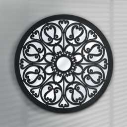 Wooden Wall Mirror, Large Decorative Decor - thumbnail 4