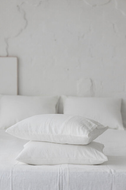 Soft Linen Pillowcase For Bedding - Handmade With Envelope Closure - Eco-Friendly, Breathable, & Durable Flax Serene Sleep - image 1