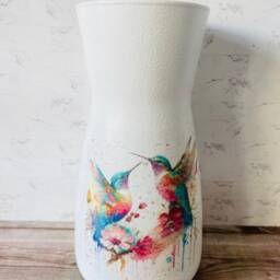 Personalised Hummingbird Vase, Gifts, Keepsake Bird Hummingbirds - thumbnail 2