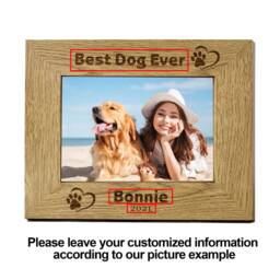 Personalised Photo Frame Engraved 7x5 - thumbnail 3