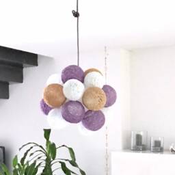 Modern Pendant Light, Lampshade, Pendant Lamp Plug In, Ceiling Lamp, Kids Nursery Lighting - Molekular - thumbnail 3