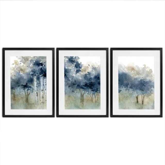 Waters Edge 2 Framed Art Print Trio - image 1