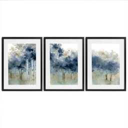 Waters Edge 2 Framed Art Print Trio - thumbnail 1