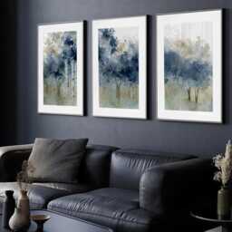 Waters Edge 2 Framed Art Print Trio - thumbnail 2
