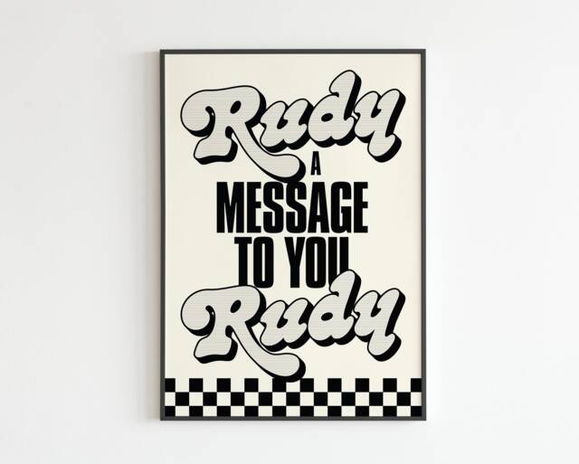The Specials - A Message To You Rudy Lyrics Music A3 A4 A5 Wall Art Poster Print Gift - image 1