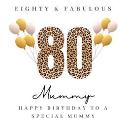 Personalised Mummy 80Th Birthday Candle Gift Cards Hamper Gifts For Her W - thumbnail 4