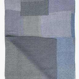 Mosaic Fray Handmade Vintage Kantha Throw - Hydrangea - thumbnail 2